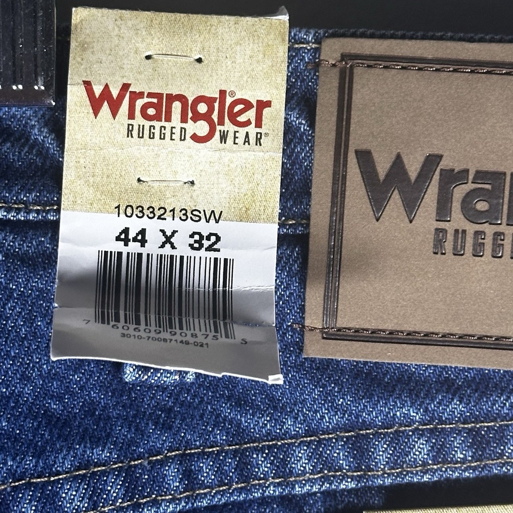 Mens Wrangler Rugged Wear Thermal Jeans - 3M Thinsulate Lining Fleece 42×32 NEW - Picture 11 of 16